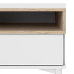 Load image into Gallery viewer, Roomers-9AK TV Stand 3 Drawers 1 Door in White and Oak
