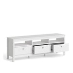 Load image into Gallery viewer, Madrid-668 Tv Stand 3 drawers in White or Black
