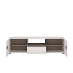 Load image into Gallery viewer, Chelsea-544 TV Stand In White With An Truffle Oak Trim
